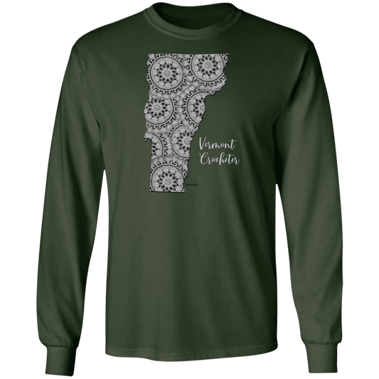 Vermont Crocheter LS Ultra Cotton T-Shirt