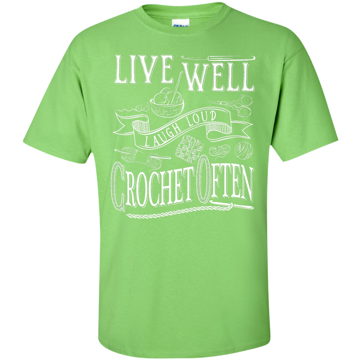 Crochet Often Custom Ultra Cotton T-Shirt - Crafter4Life - 7