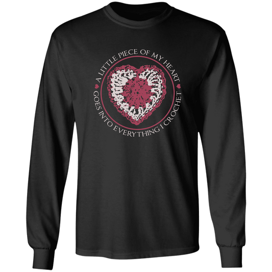 Piece of My Heart (Crochet) Long Sleeve T-Shirt