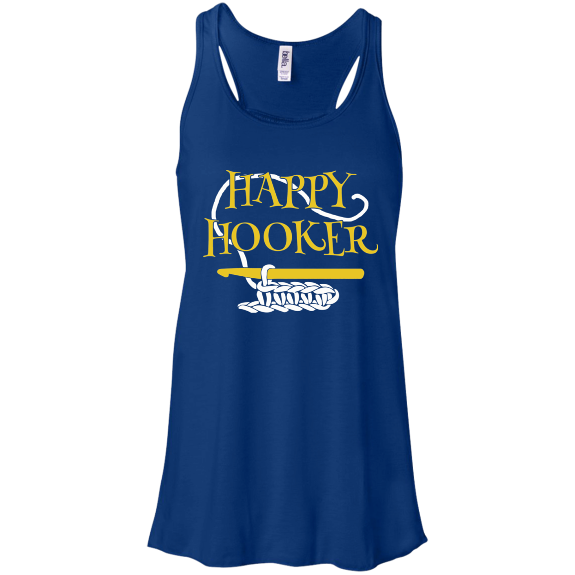 Happy Hooker Flowy Racerback Tank