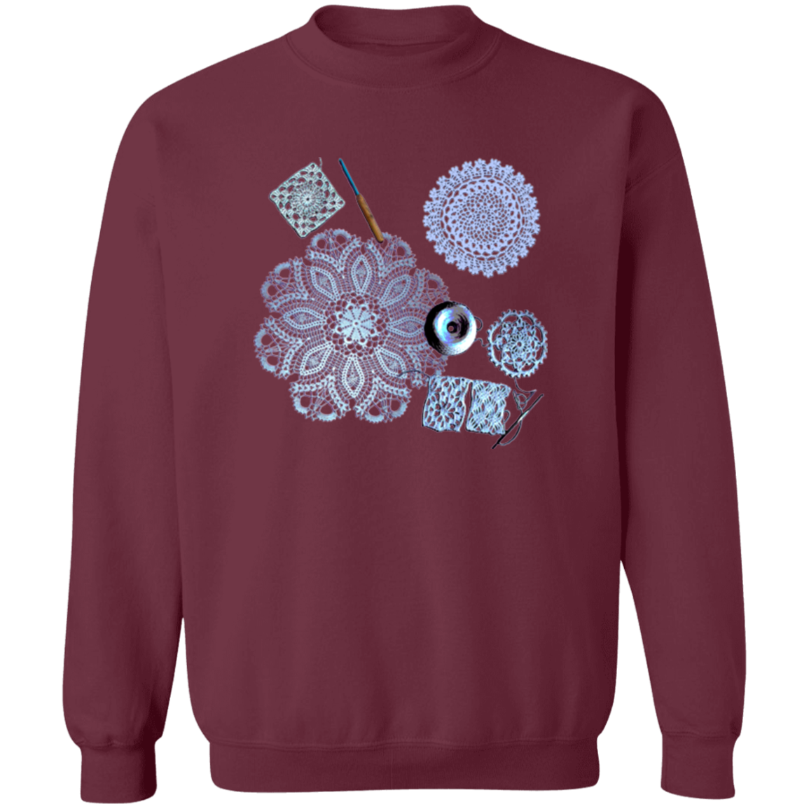 Crochet Collage Sweatshirt