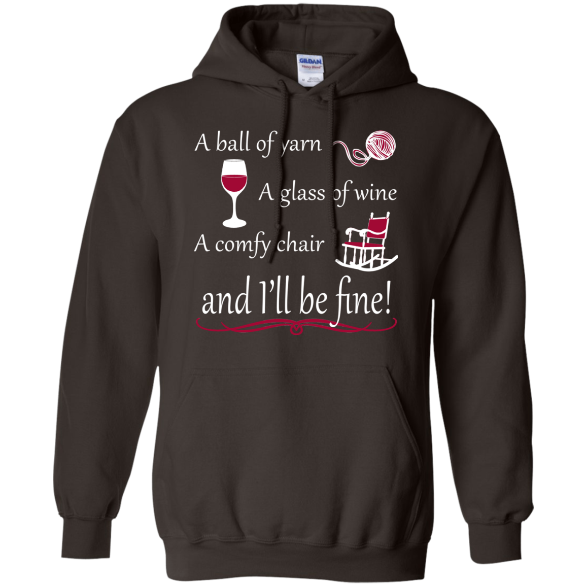 I'll be Fine Pullover Hoodie
