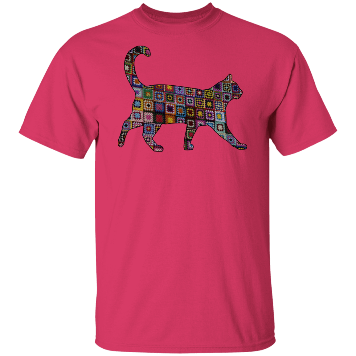 Granny Square Cat T-Shirt