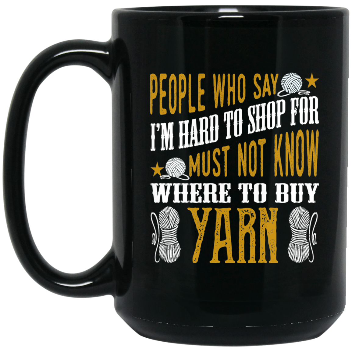 Where to Buy Yarn Black Ceramic Mugs