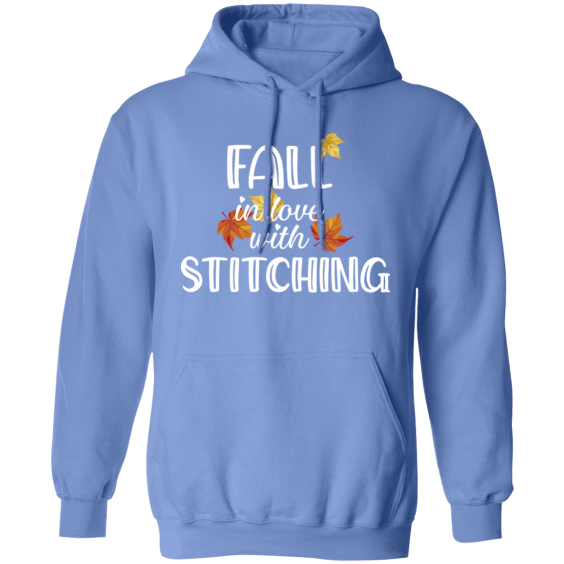 Fall in Love with Stitching Pullover Hoodie