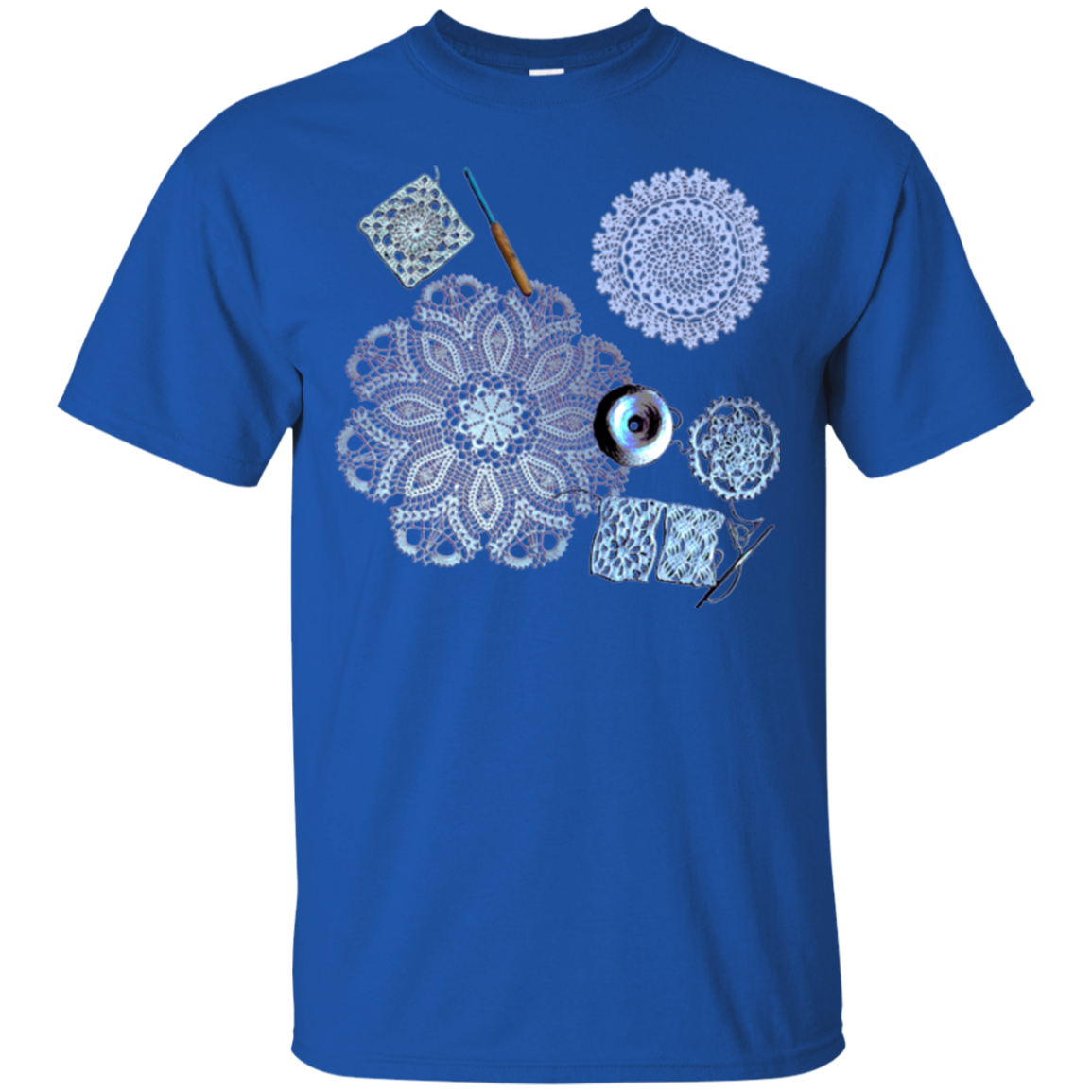 Crochet Collage Ultra Cotton T-Shirt