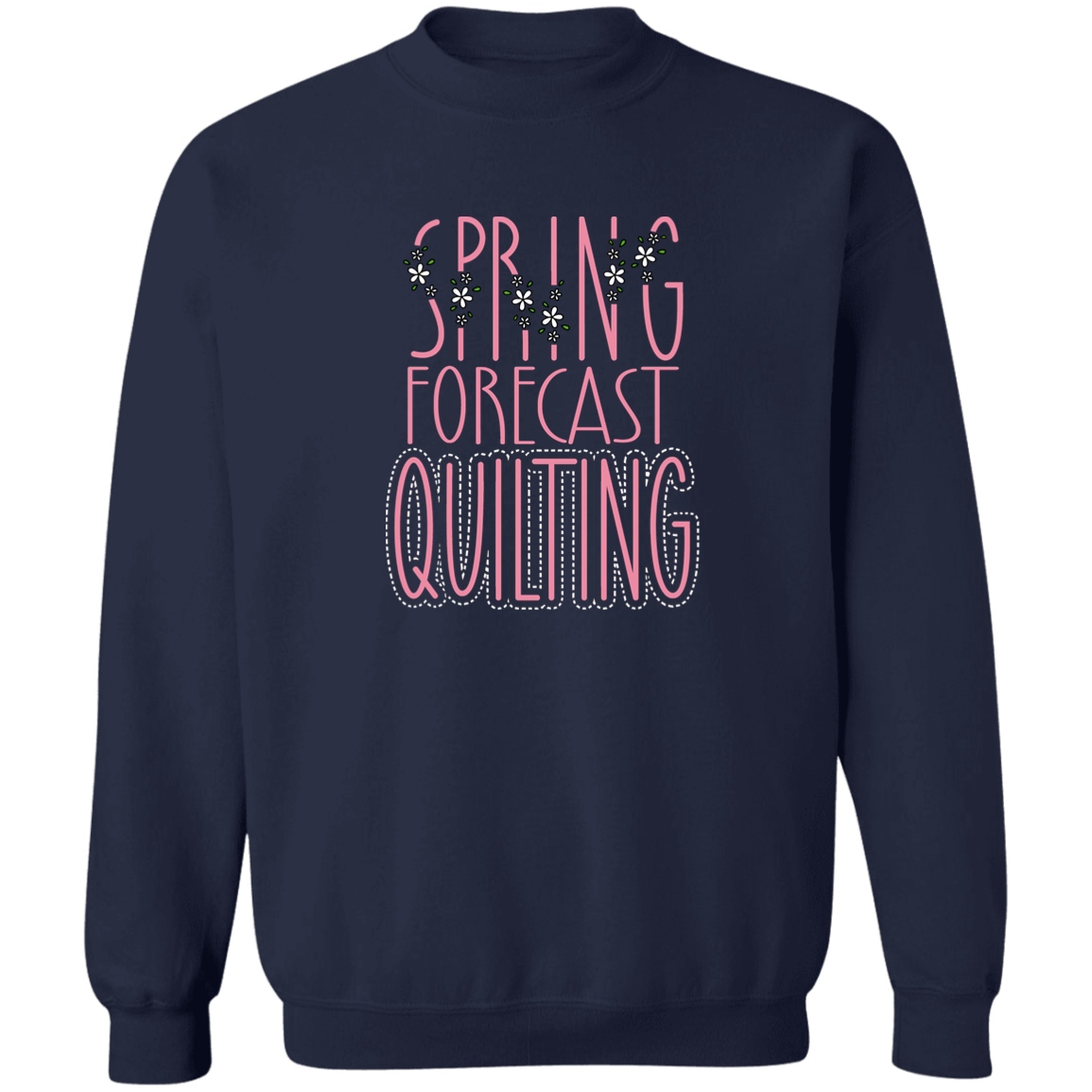 Spring Forecast Quilting Sweatshirt