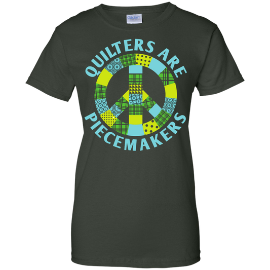 Quilters are Piecemakers Ladies Custom 100% Cotton T-Shirt - Crafter4Life - 1