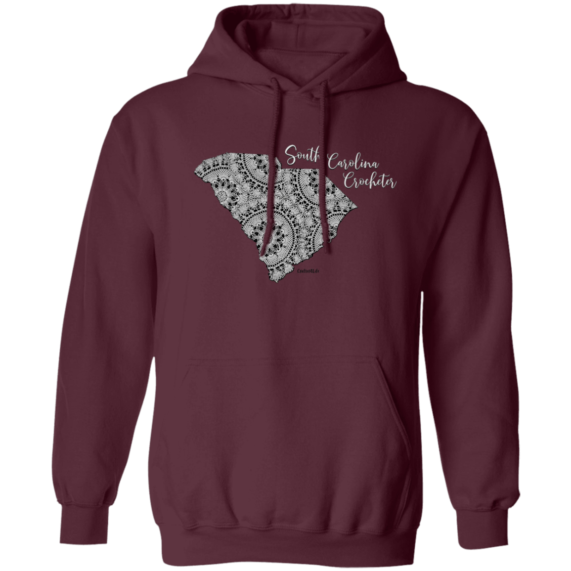 South Carolina Crocheter Pullover Hoodie