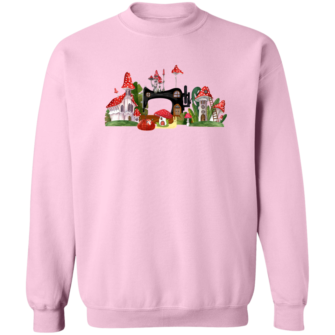 Sewing Machine Mushroom Village Sweatshirt