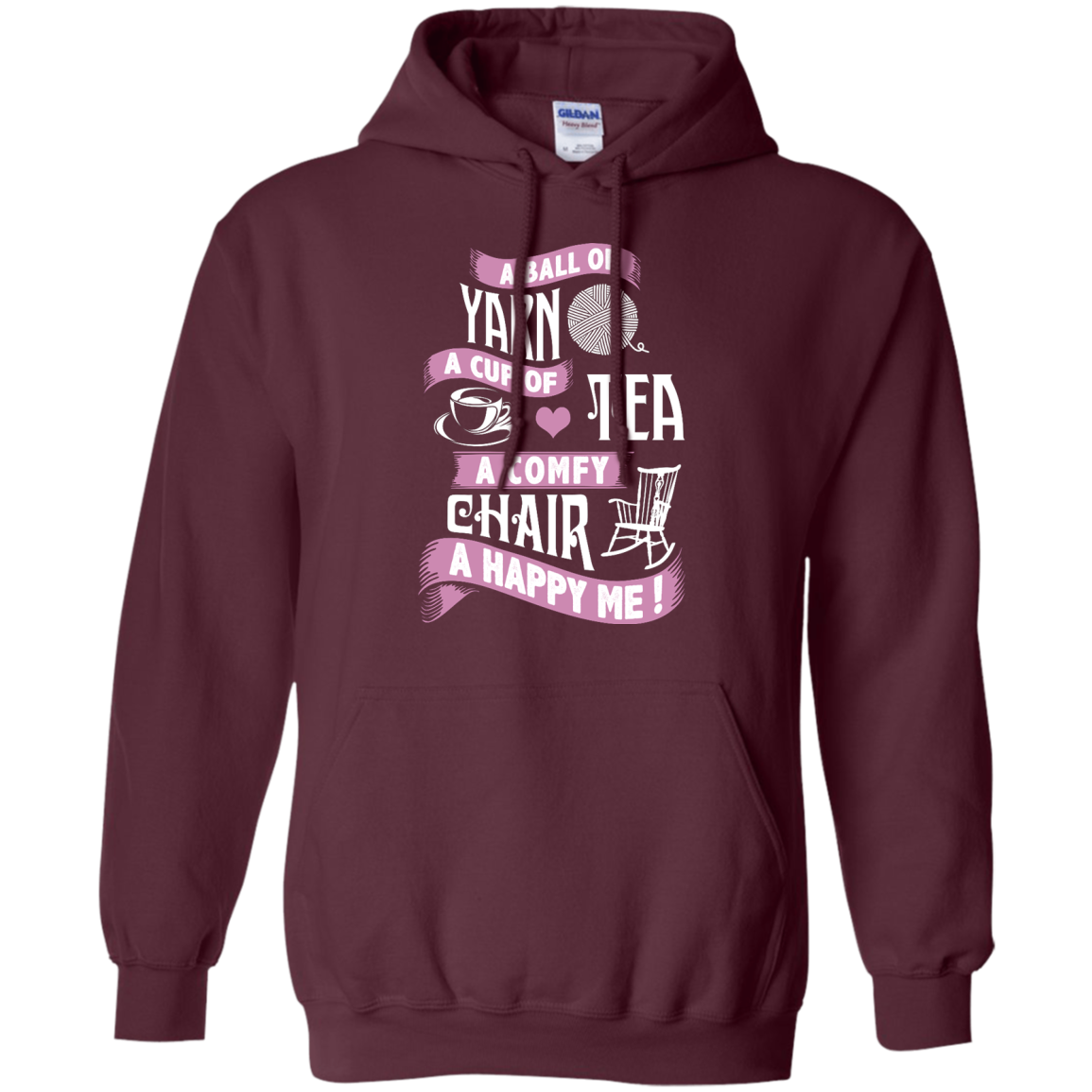 A Ball Of Yarn Pullover Hoodie