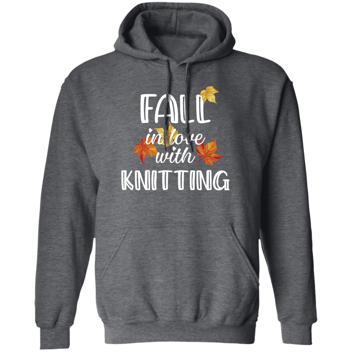 Fall in Love with Knitting Pullover Hoodie