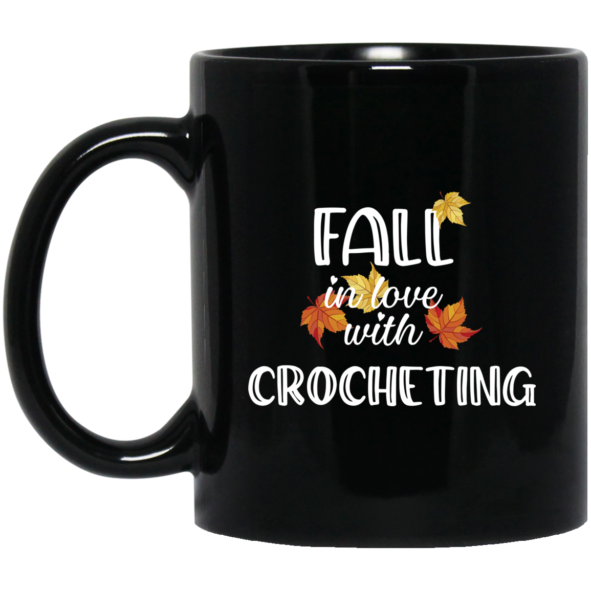 Fall in Love with Crocheting Black Mugs