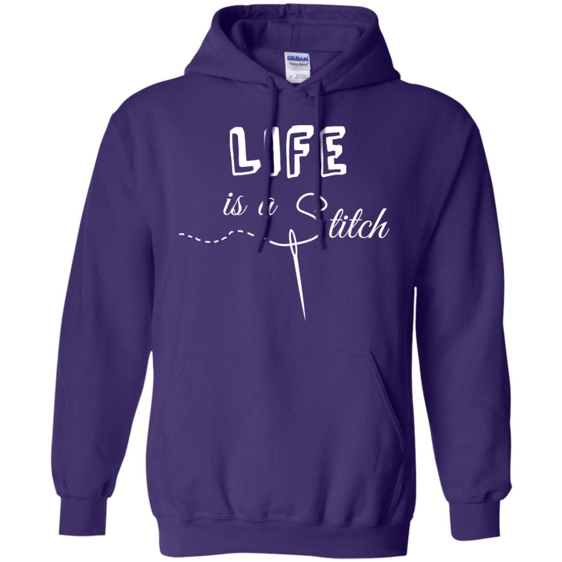 Life is a Stitch Pullover Hoodie
