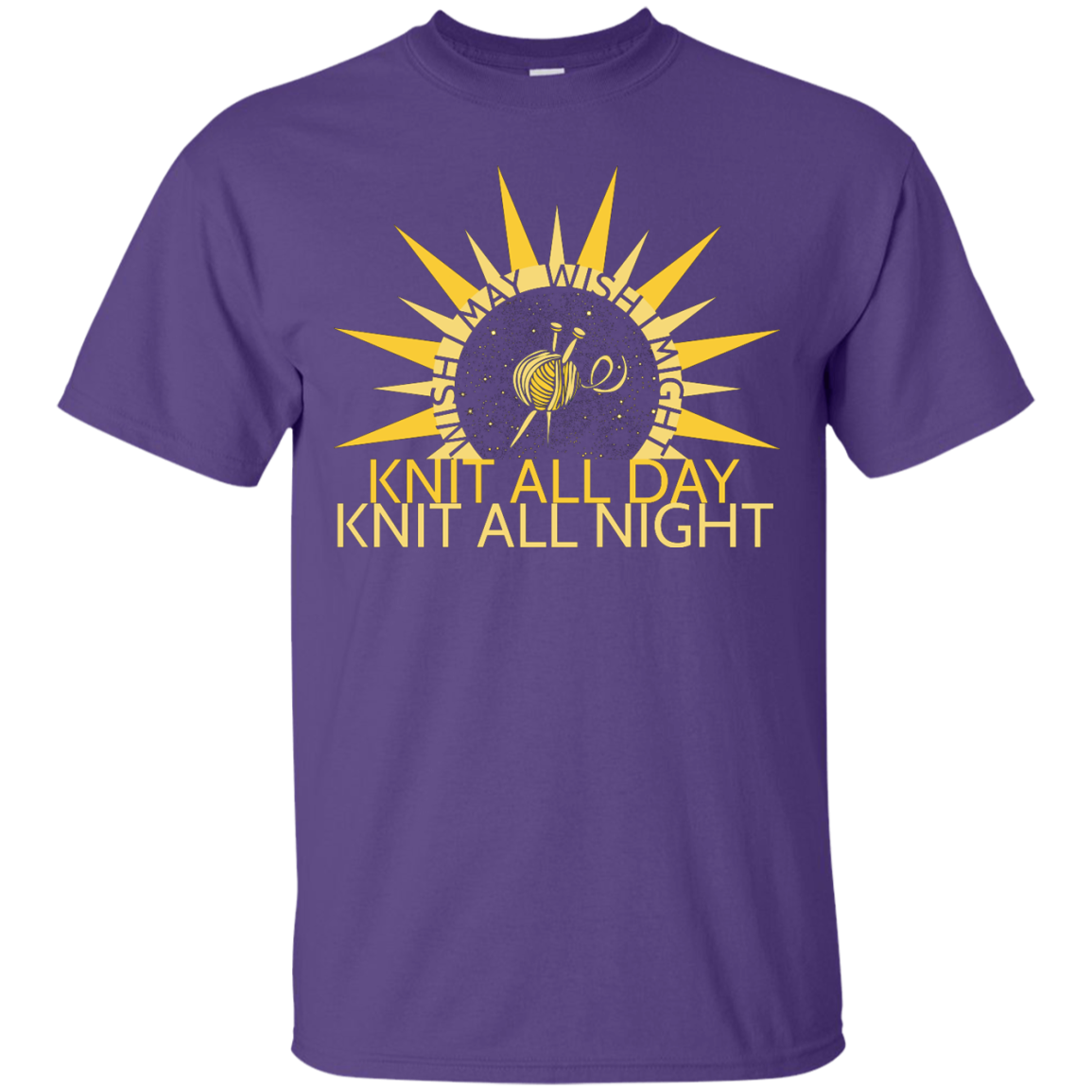 Wish I May Knit Custom Ultra Cotton T-Shirt