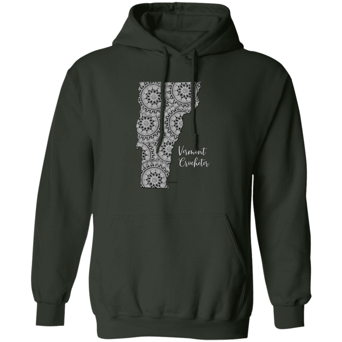 Vermont Crocheter Pullover Hoodie