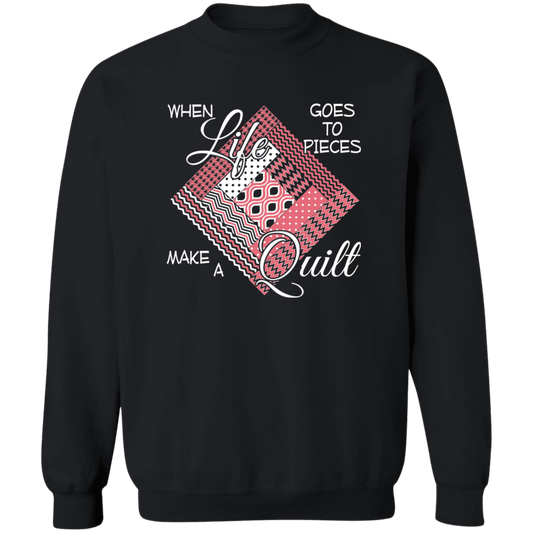 Make a Quilt (pink) Sweatshirt