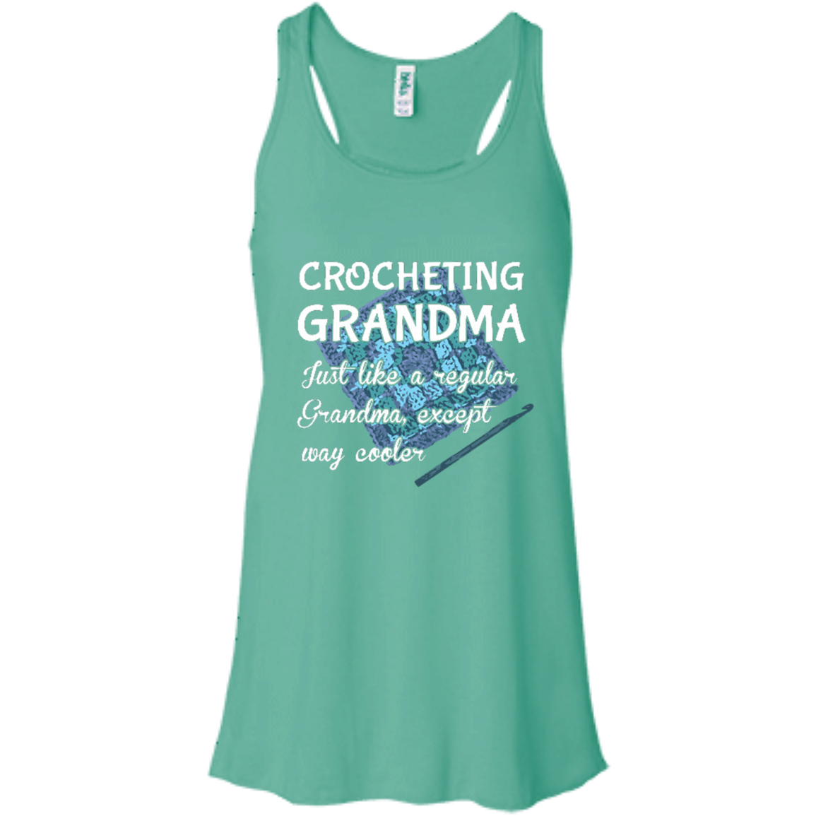 Crocheting Grandma Flowy Racerback Tank