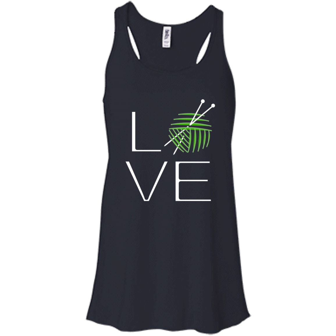LOVE Knitting Flowy Racerback Tank
