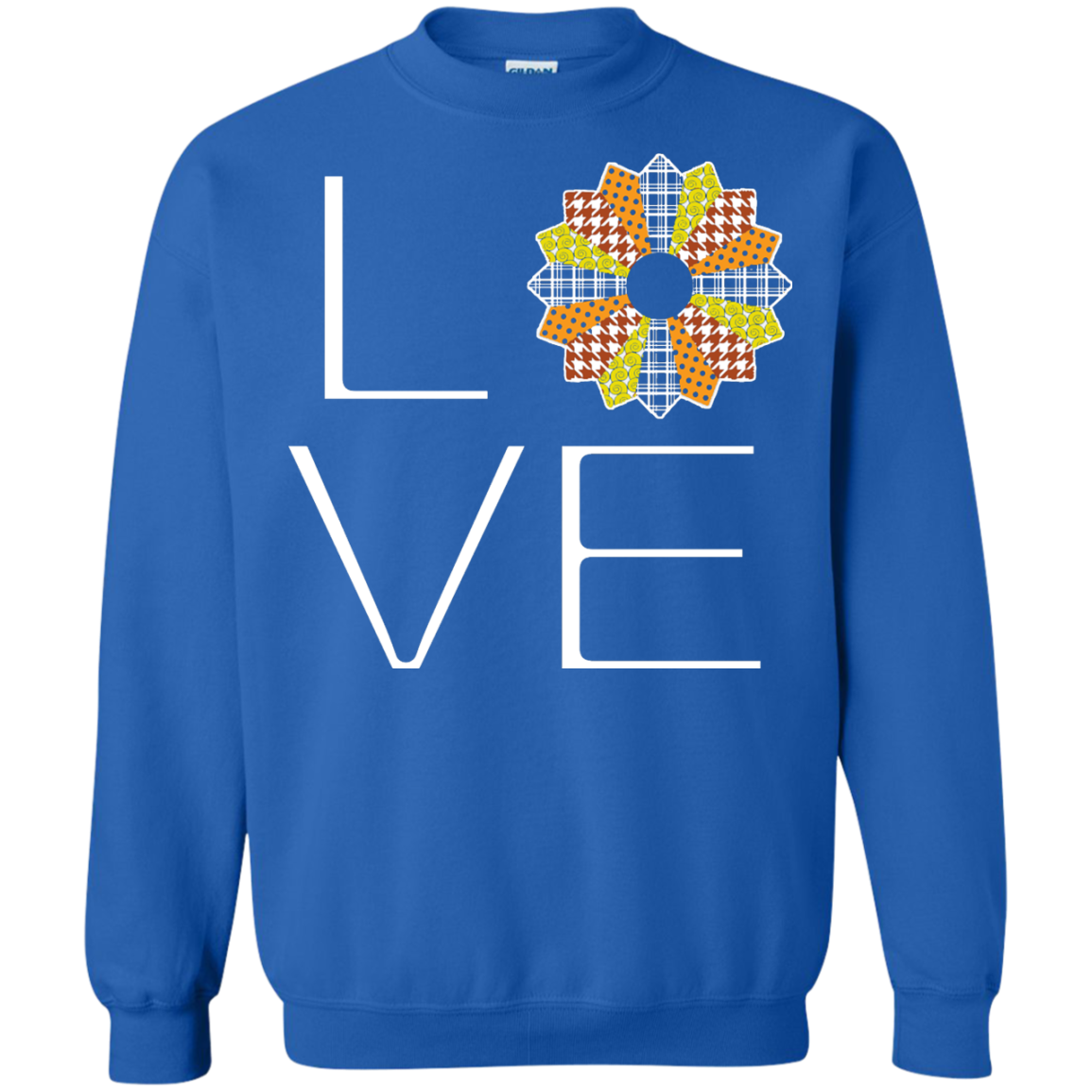 LOVE Quilting (Fall Colors) Crewneck Sweatshirts - Crafter4Life - 7