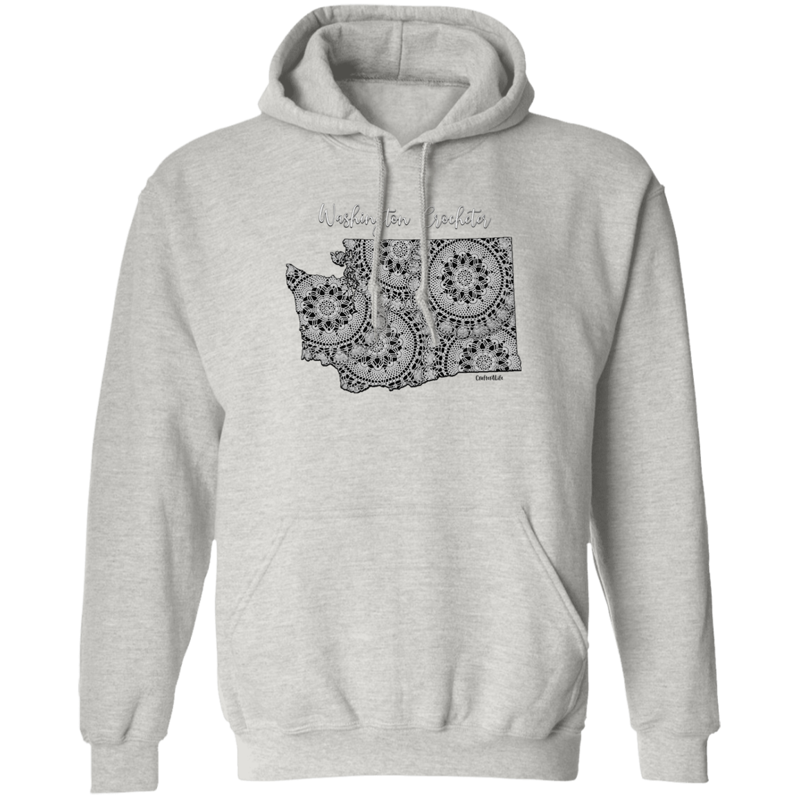 Washington Crocheter Pullover Hoodie