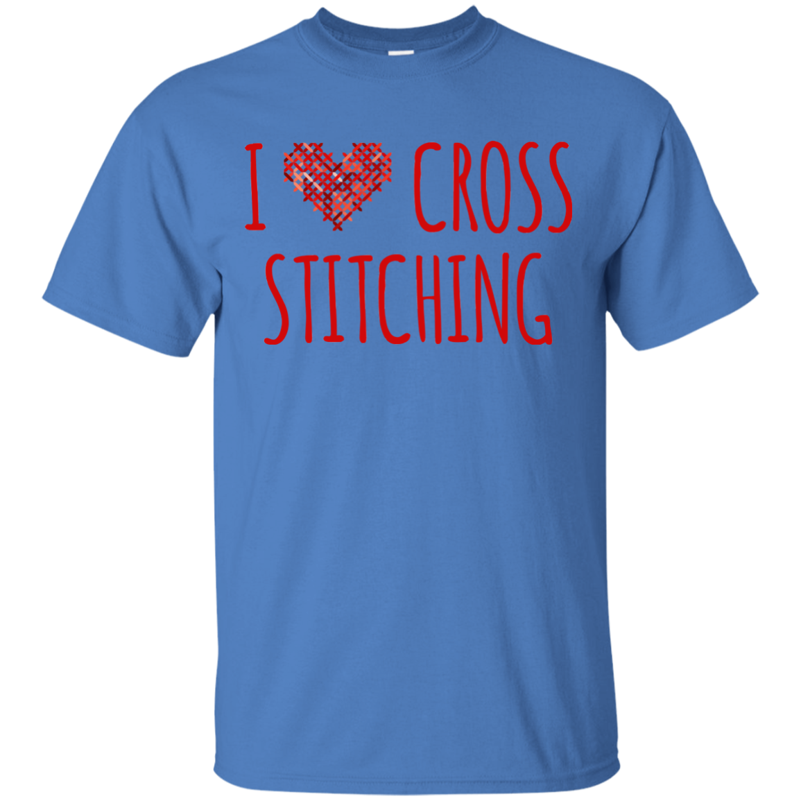 I Heart Cross Stitching Ultra Cotton T-Shirt