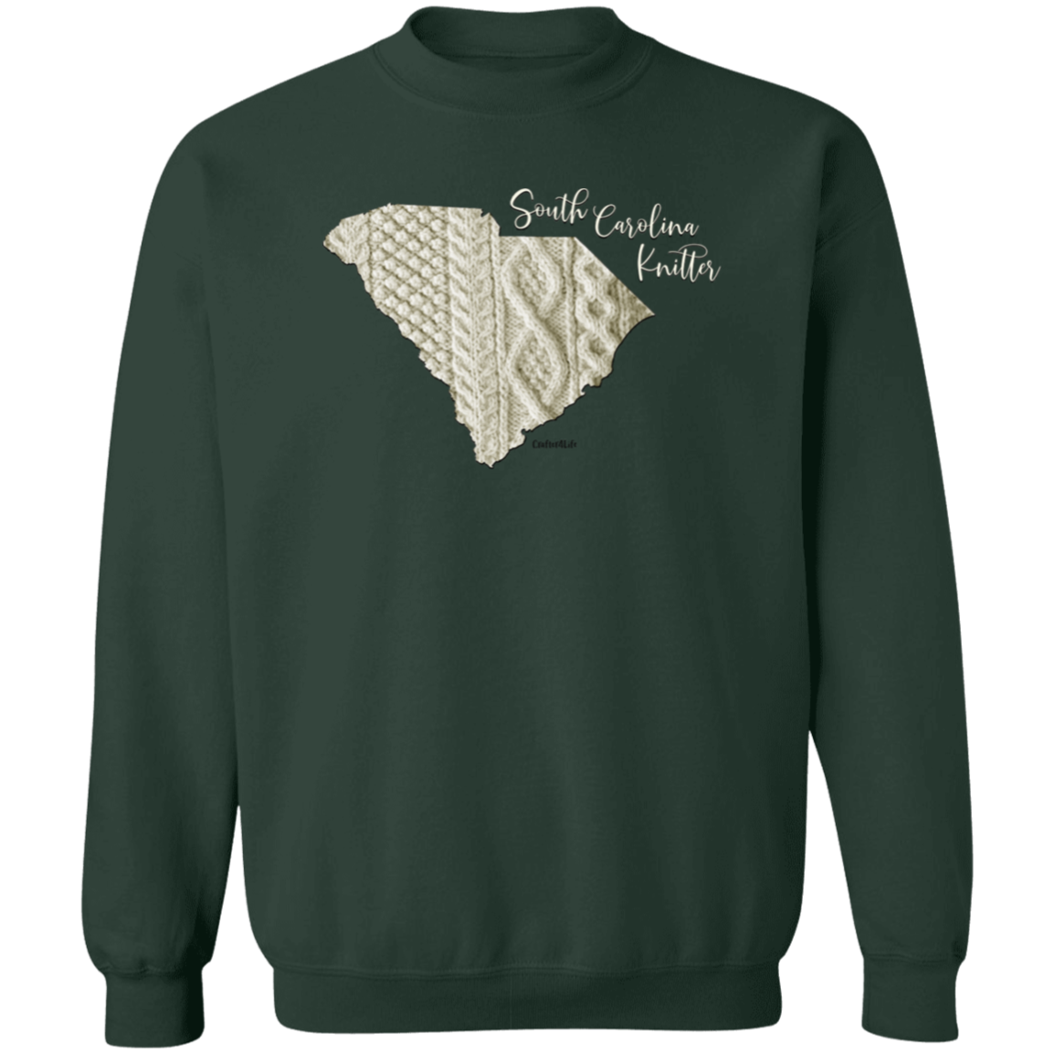 South Carolina Knitter Crewneck Pullover Sweatshirt