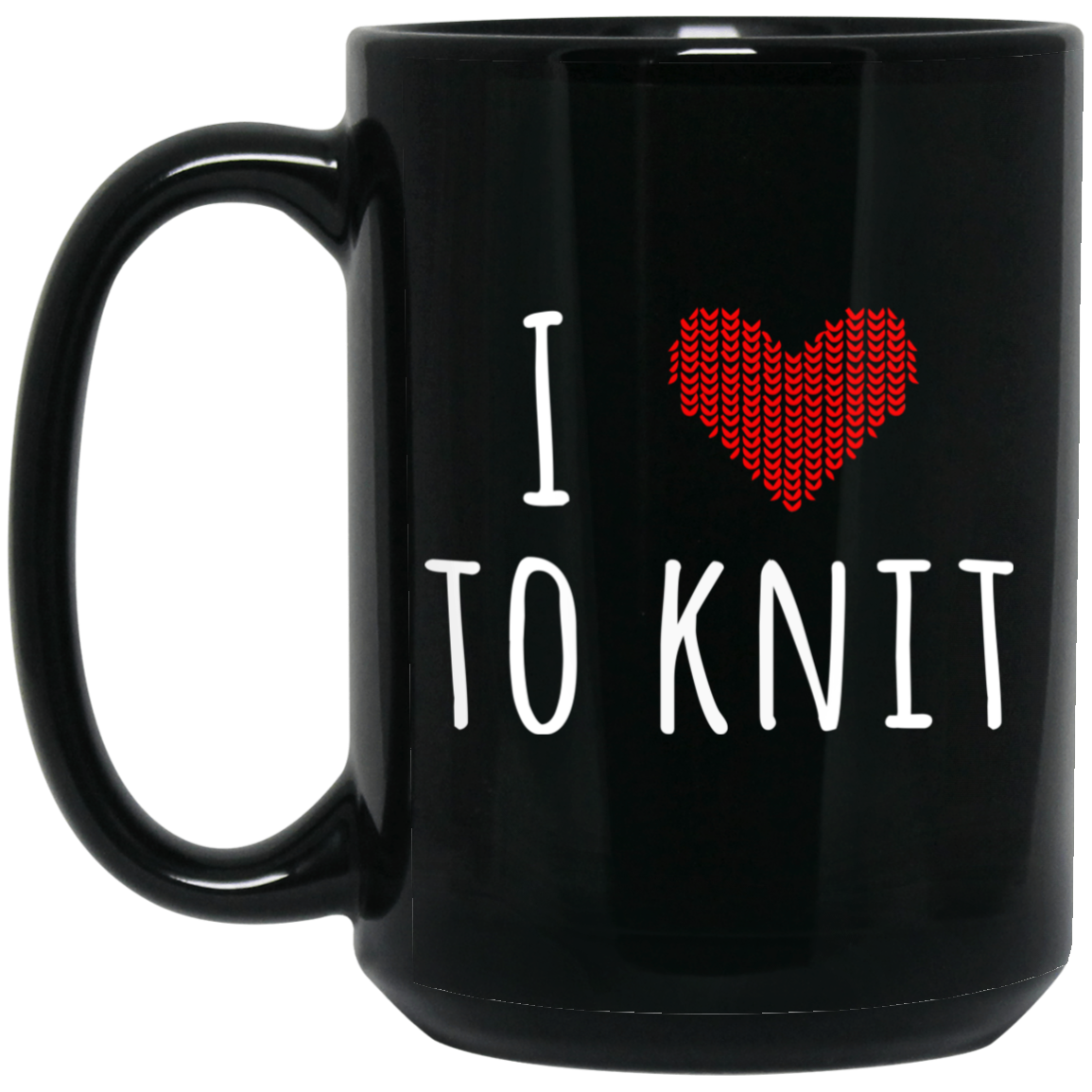 I Heart To Knit Mugs