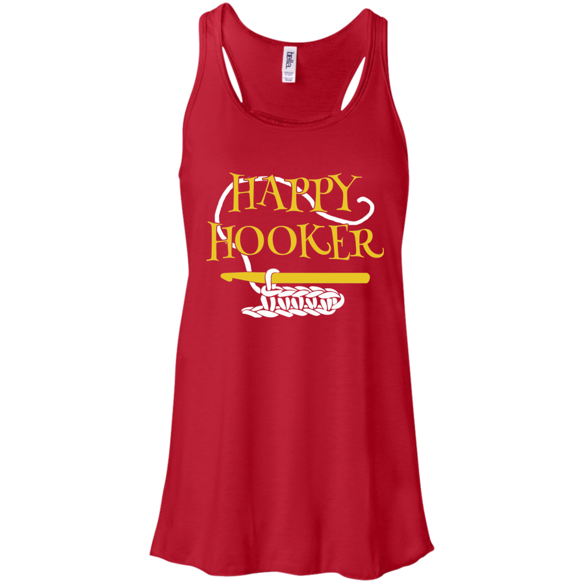 Happy Hooker Flowy Racerback Tank