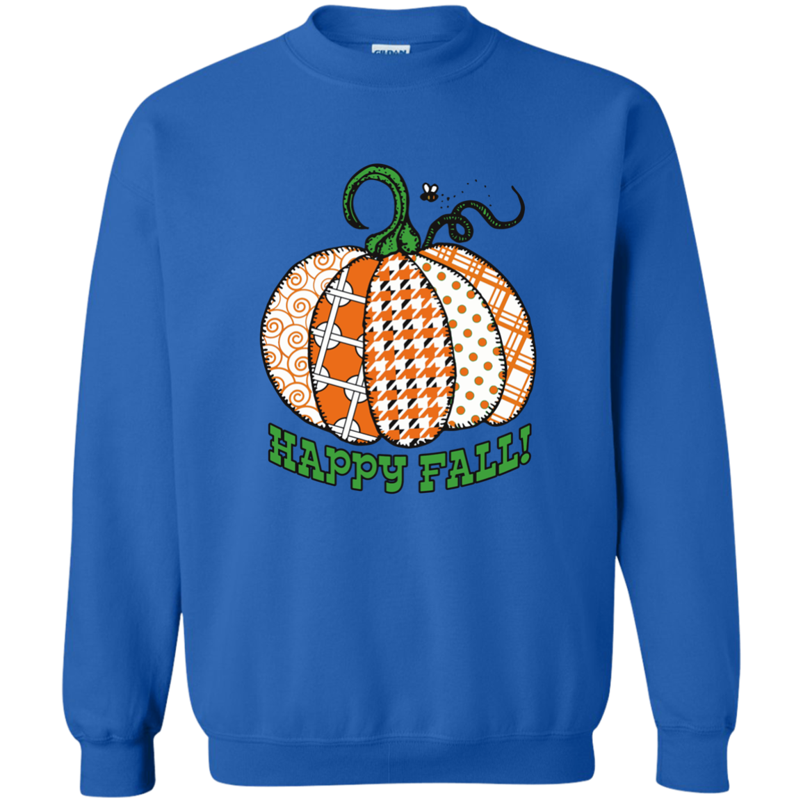 Happy Fall! Crewneck Pullover Sweatshirt