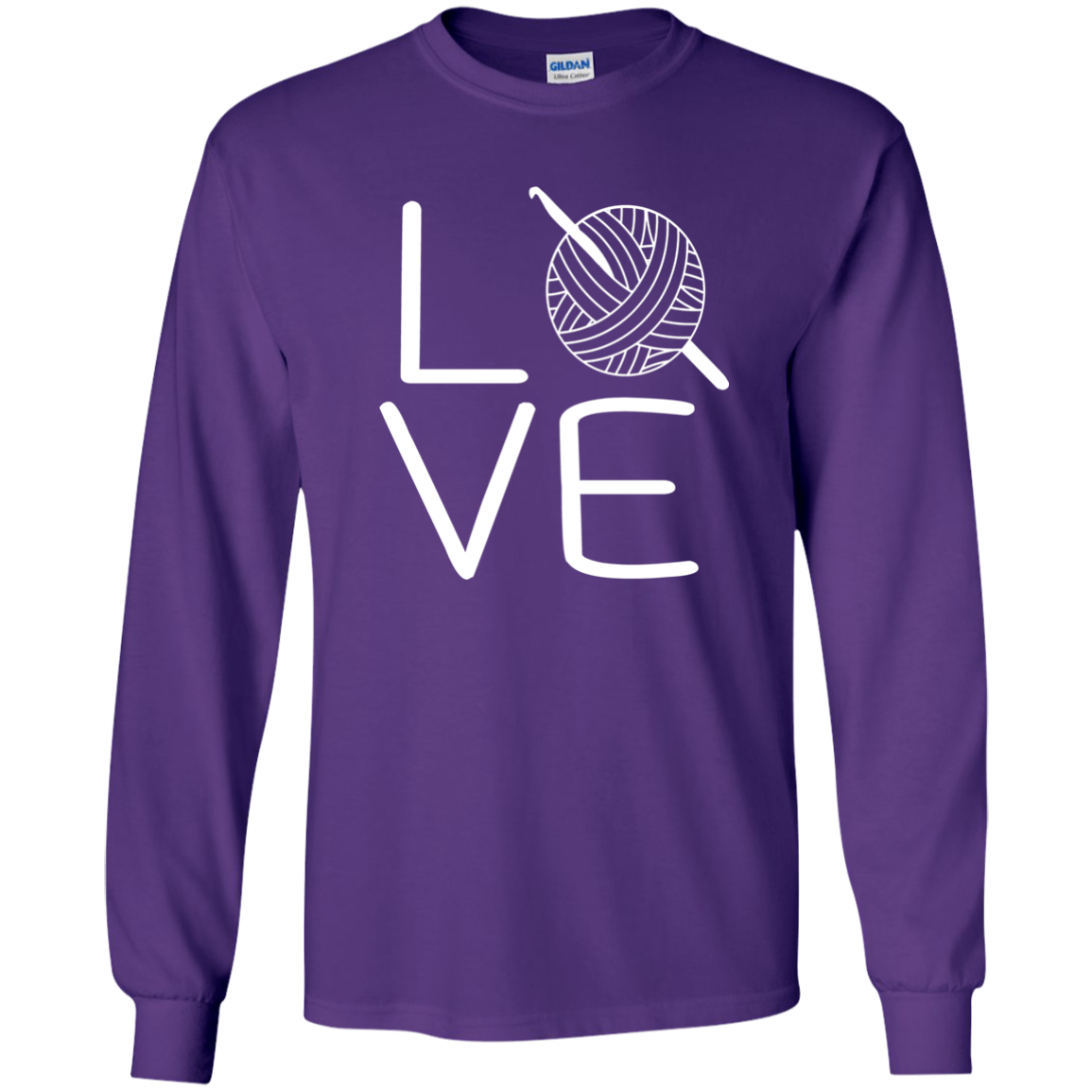 LOVE Crochet LS Ultra Cotton T-Shirt