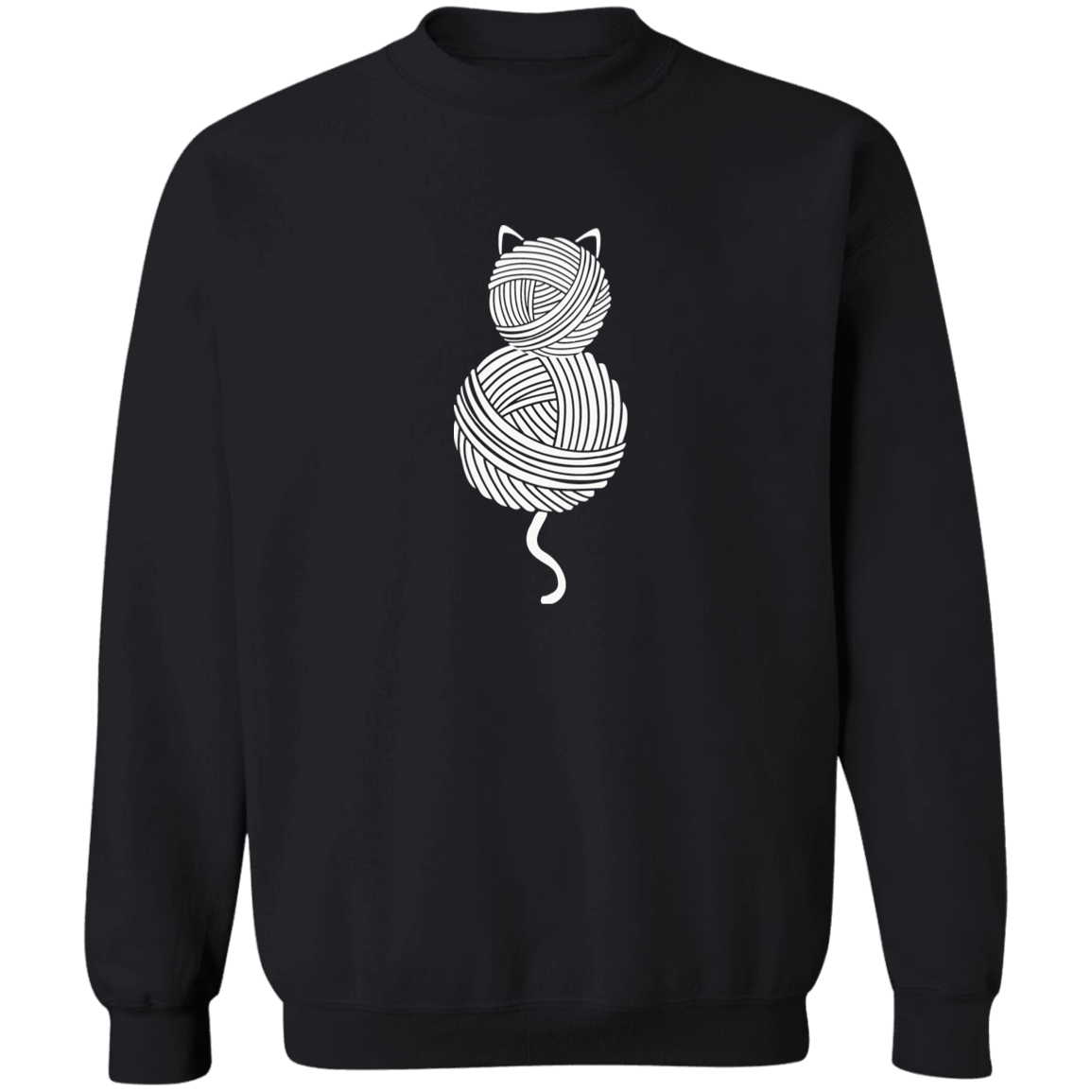 Yarn Kitty Crewneck Pullover Sweatshirt