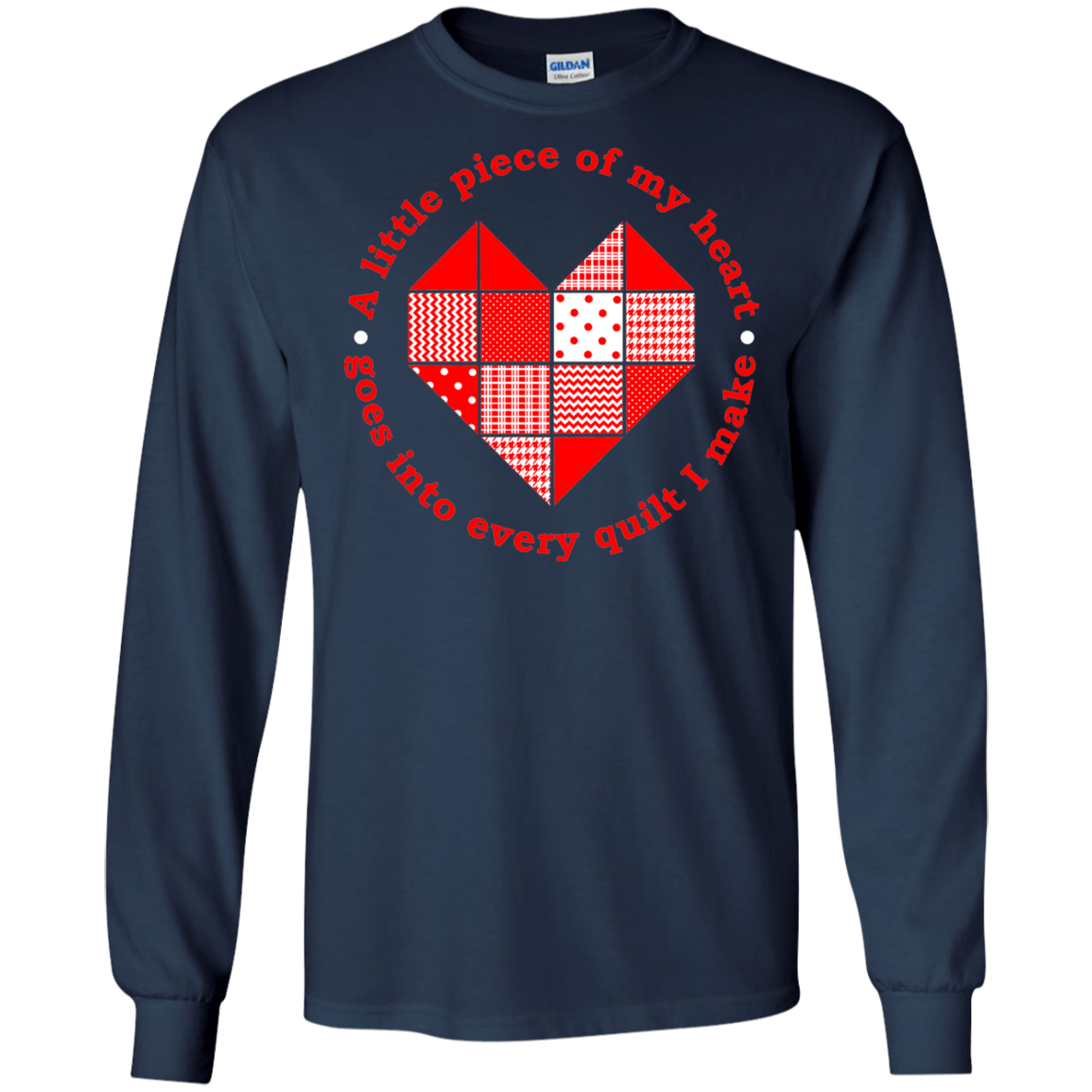 Piece of My Heart (Quilt) LS Ultra Cotton T-Shirt