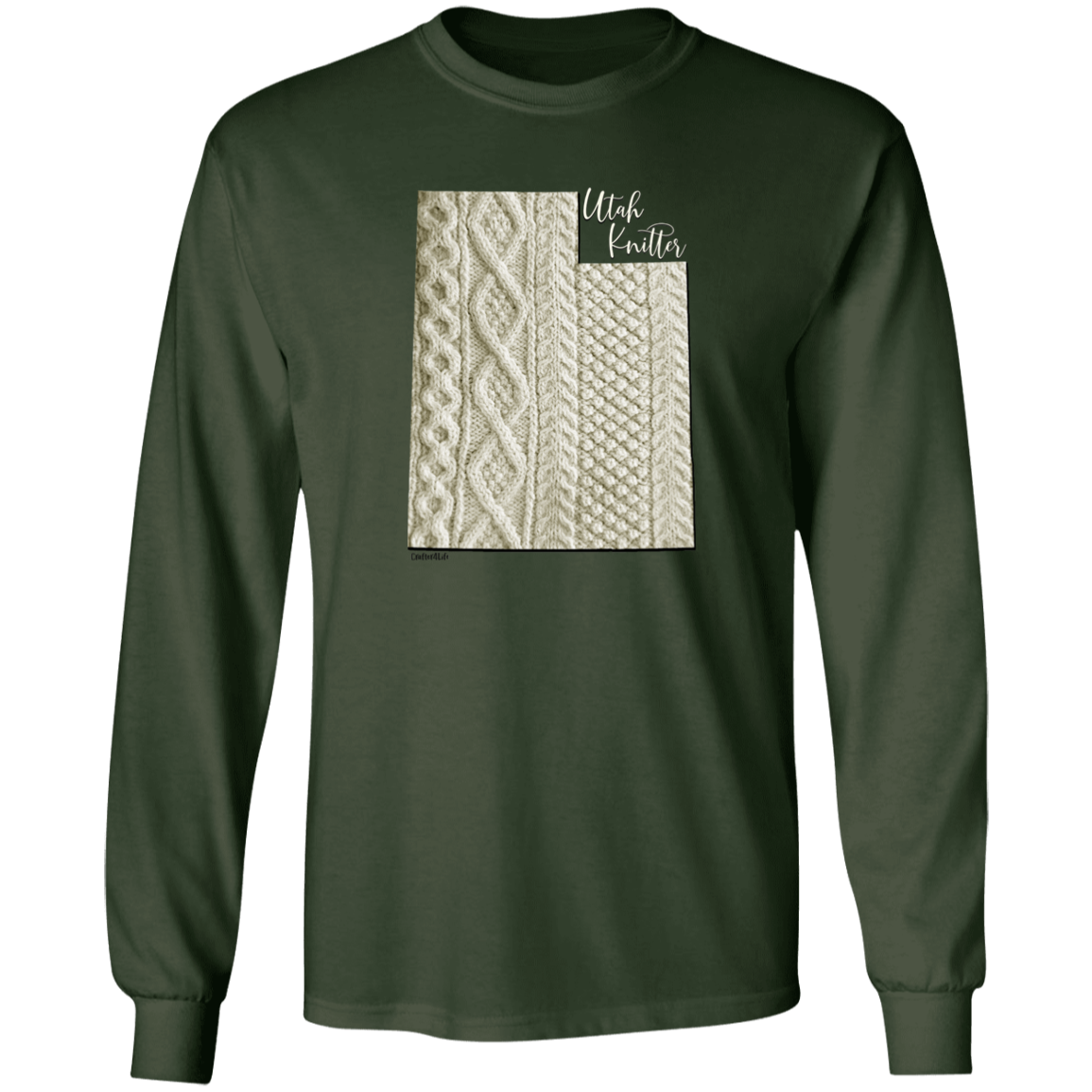 Utah Knitter LS Ultra Cotton T-Shirt