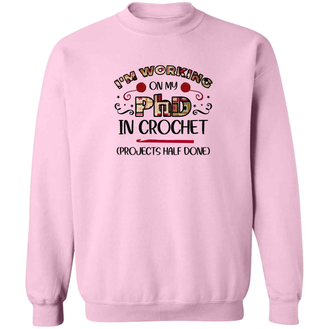 PhD Crochet Sweatshirt
