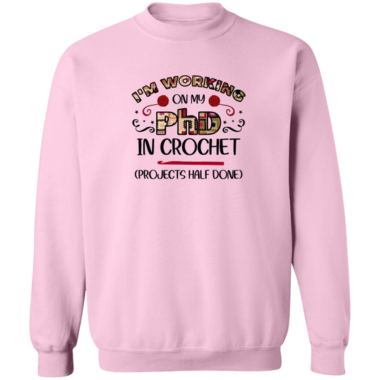 PhD Crochet Sweatshirt