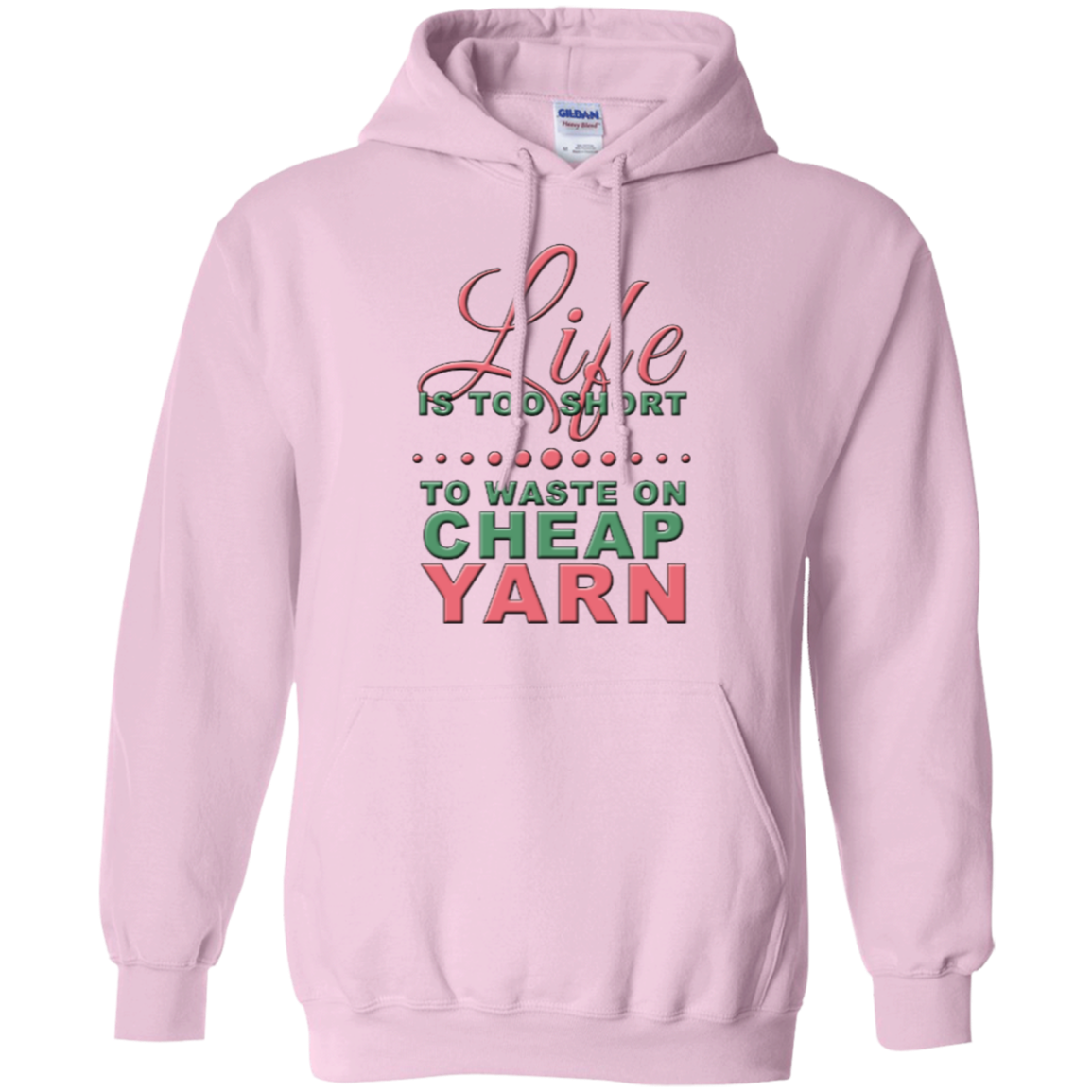 Life is Too Short to Use Cheap Yarn Pullover Hoodies - Crafter4Life - 8