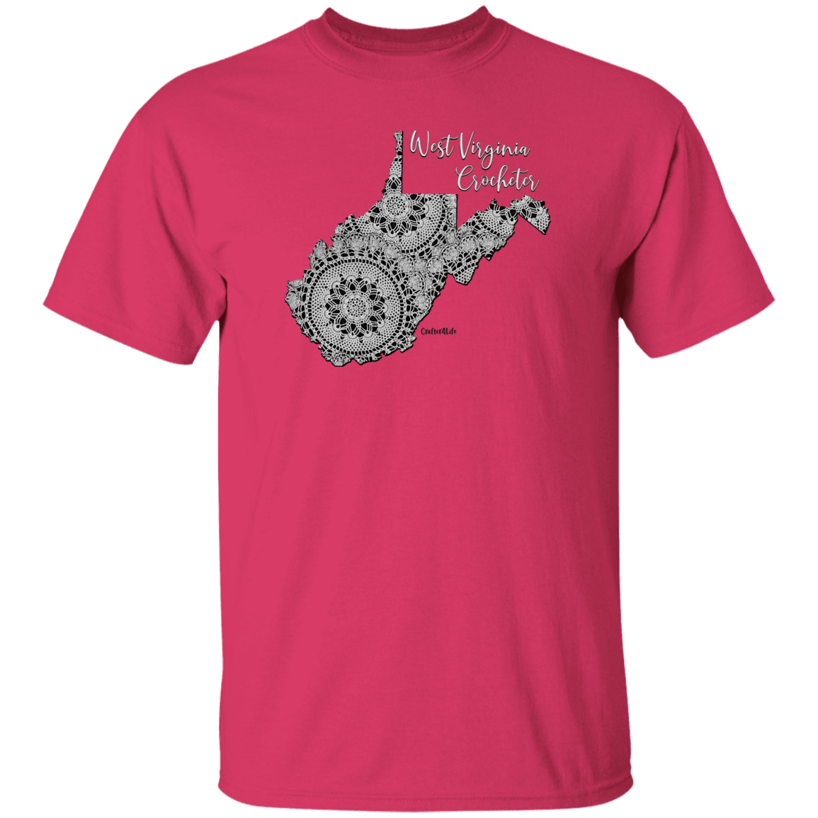 West Virginia Crocheter Cotton T-Shirt