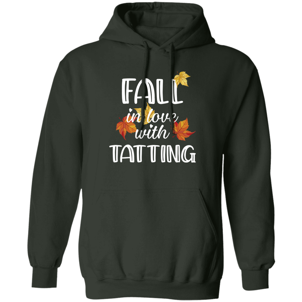Fall in Love with Tatting Pullover Hoodie