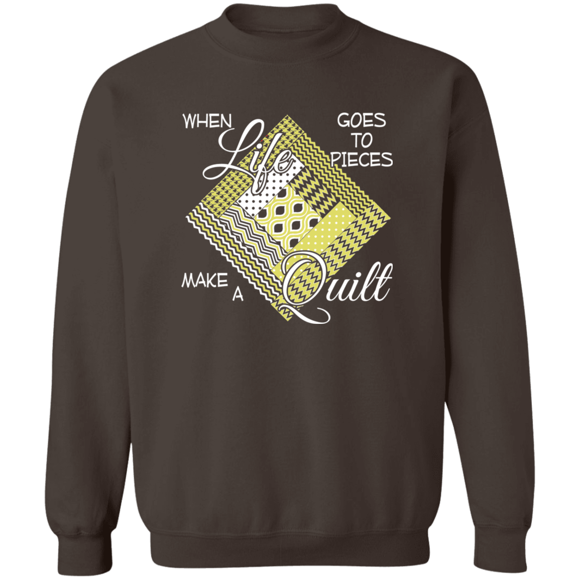 Make a Quilt (yellow) Sweatshirt