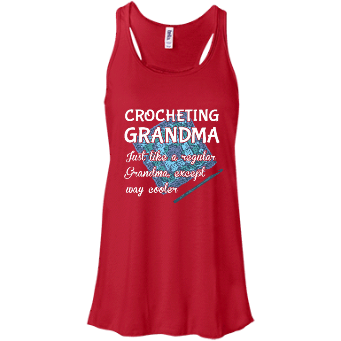 Crocheting Grandma Flowy Racerback Tank