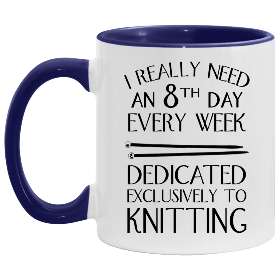 8th Day Knitting Mugs