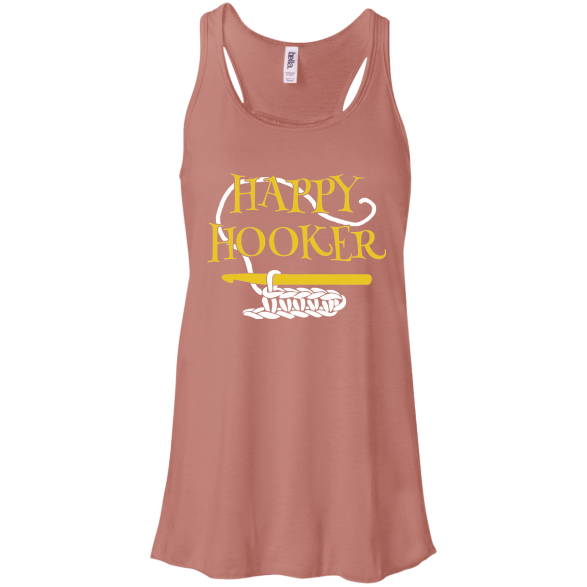 Happy Hooker Flowy Racerback Tank