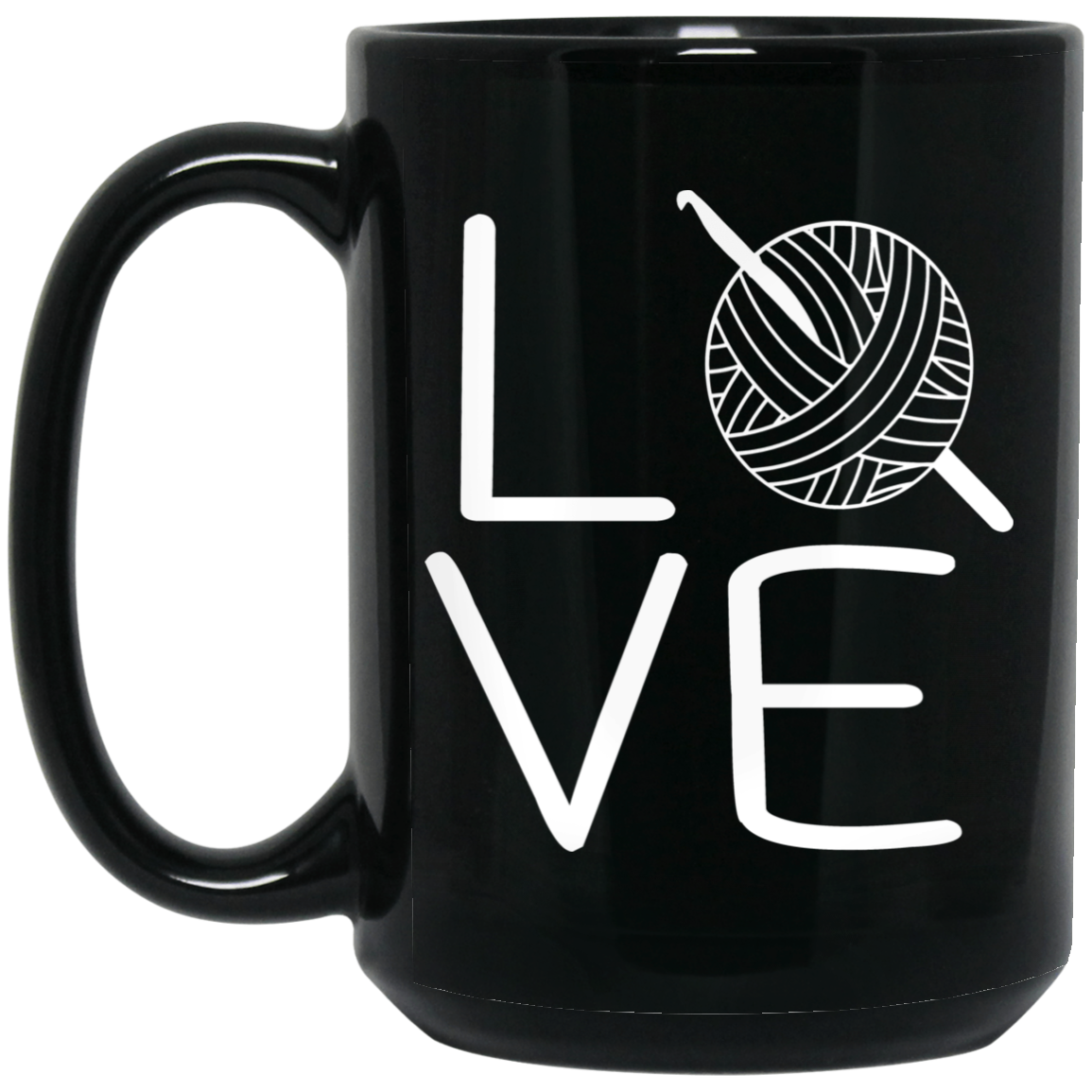 LOVE Crochet Mugs