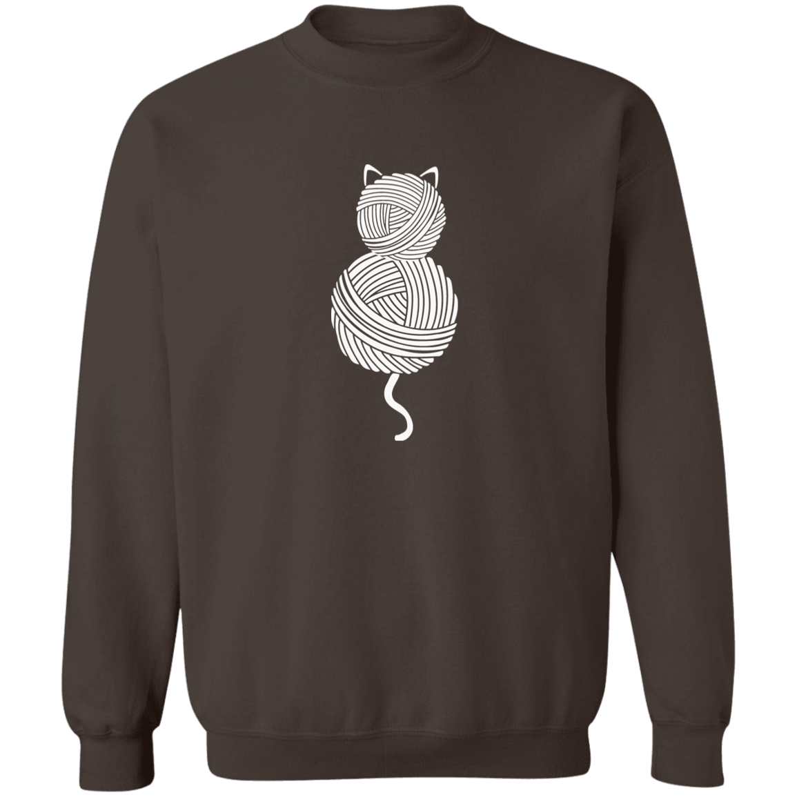 Yarn Kitty Crewneck Pullover Sweatshirt