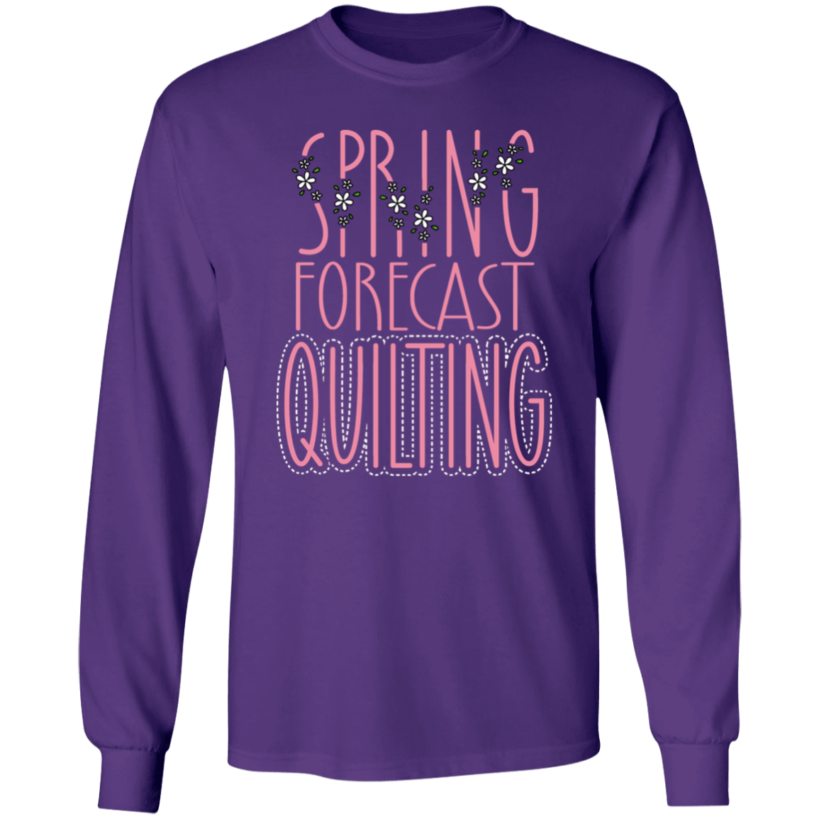 Spring Forecast Quilting LS Ultra Cotton T-Shirt