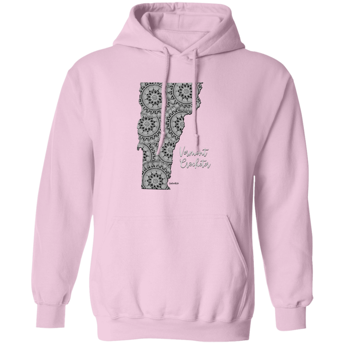 Vermont Crocheter Pullover Hoodie