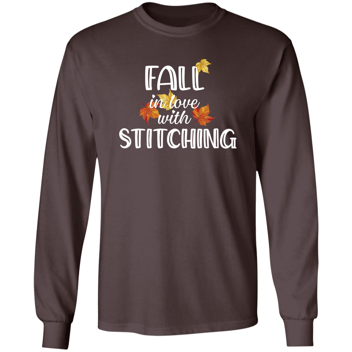 Fall in Love with Stitching LS Ultra Cotton T-Shirt