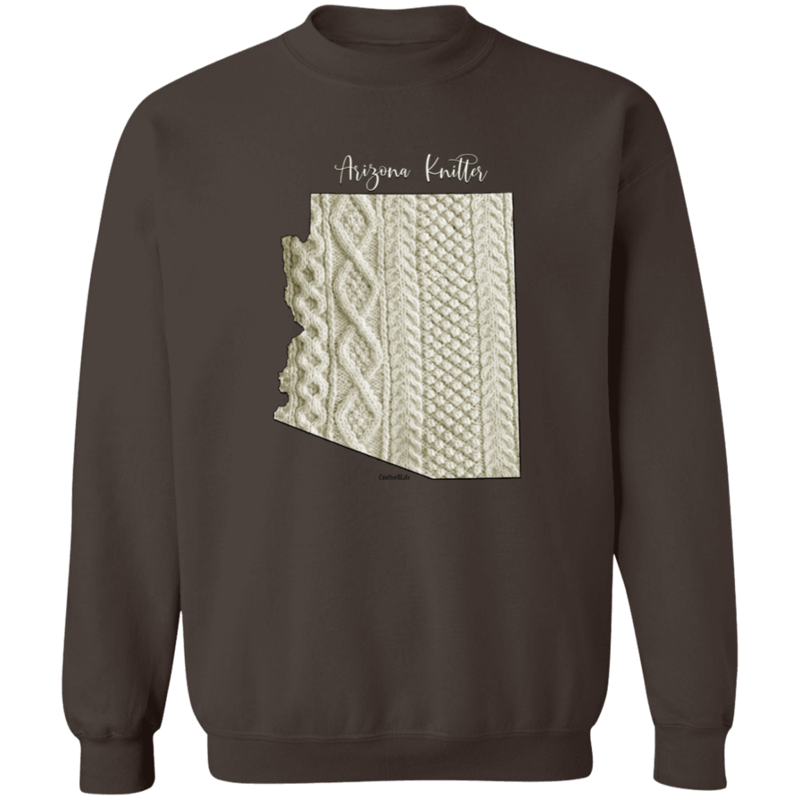 Arizona Knitter Crewneck Pullover Sweatshirt