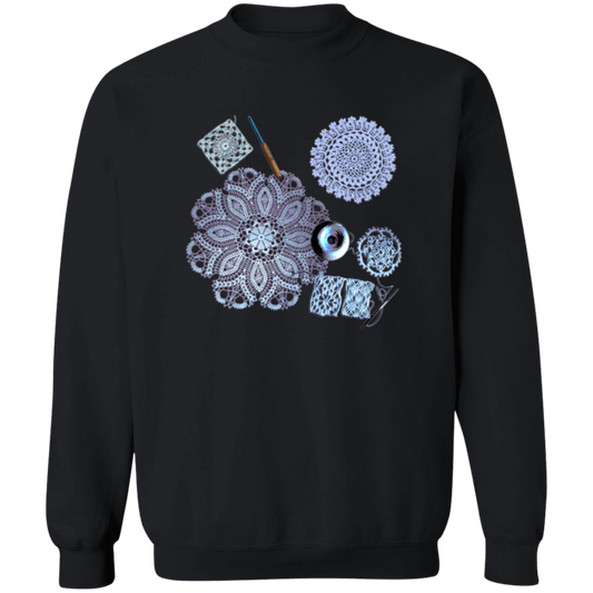 Crochet Collage Sweatshirt